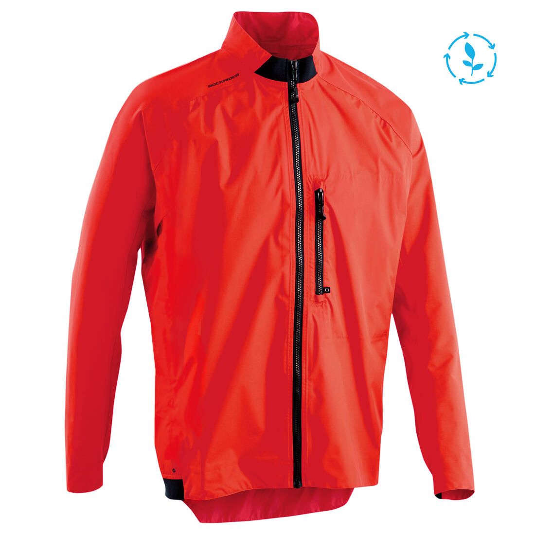 Veste coupe pluie velo vtt confort 500 rouge
