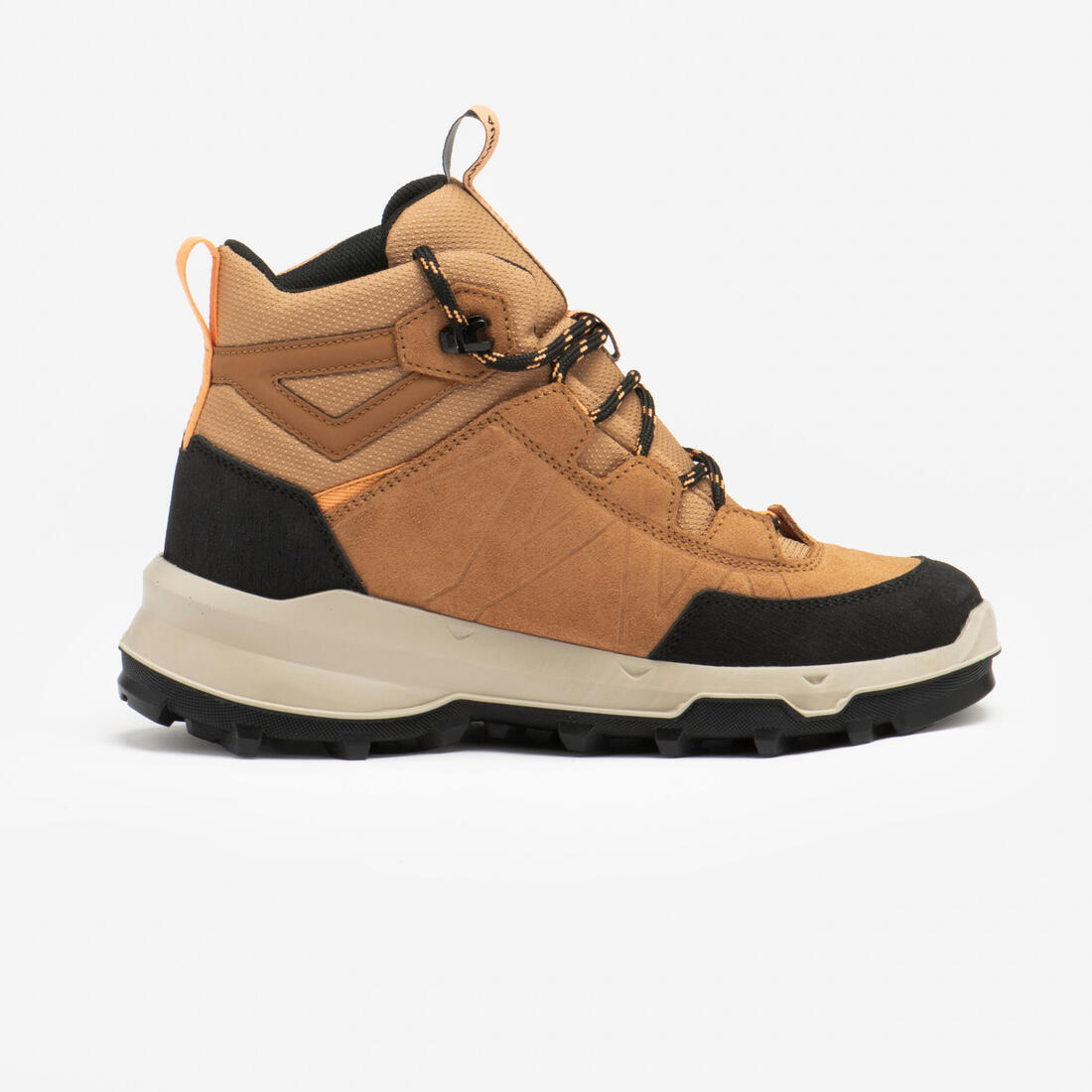 Chaussures de randonnée hautes imperméables 28 au 39 enfant, MH900