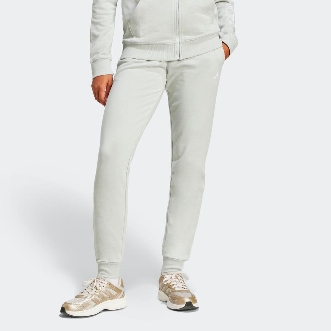Pantalon jogging femme – gris clair