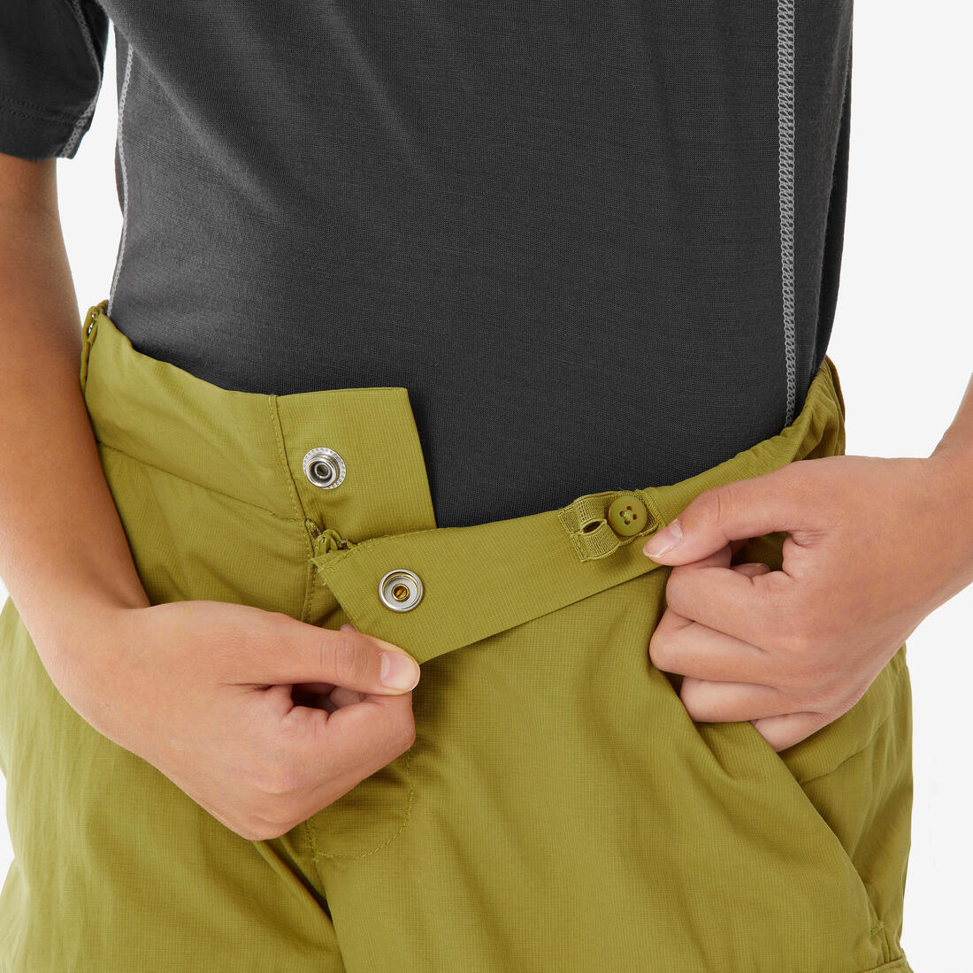 Pantalon modulable de randonnée enfant 7-15 ans, MH500