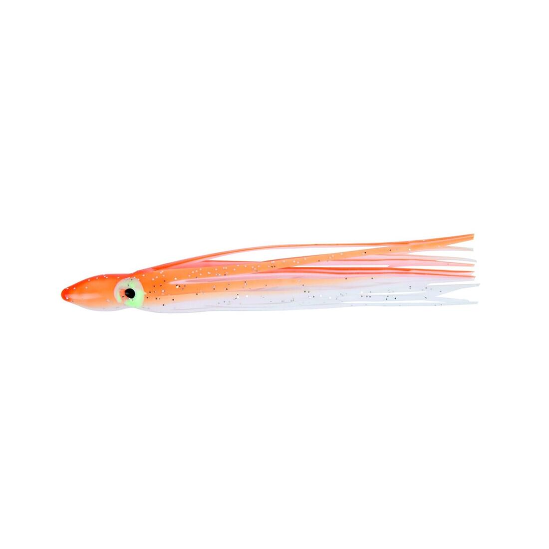 OCTOPUS 6CM x5 ORANGE BLANC FLASHMER
