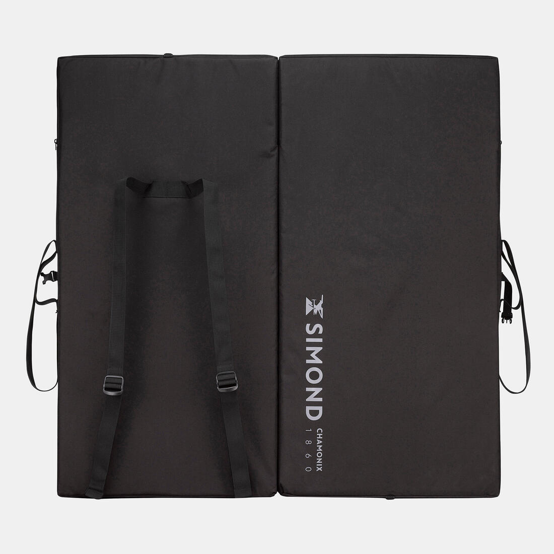 CRASHPAD D'ESCALADE - BLOCK V2 1mx1m  BORDEAU