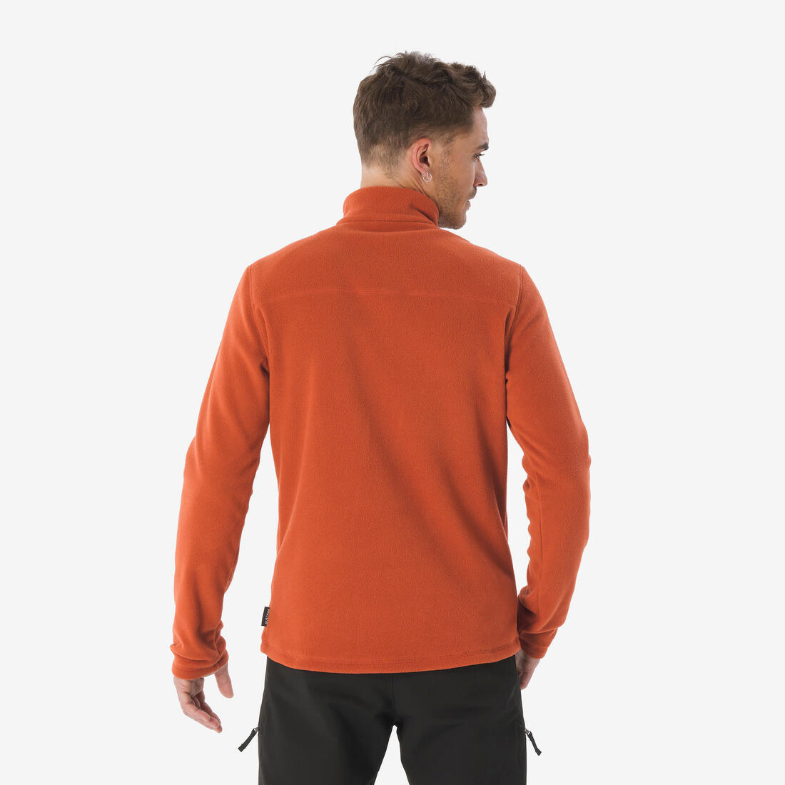Polaire de randonnée montagne homme, MH100 demi zip