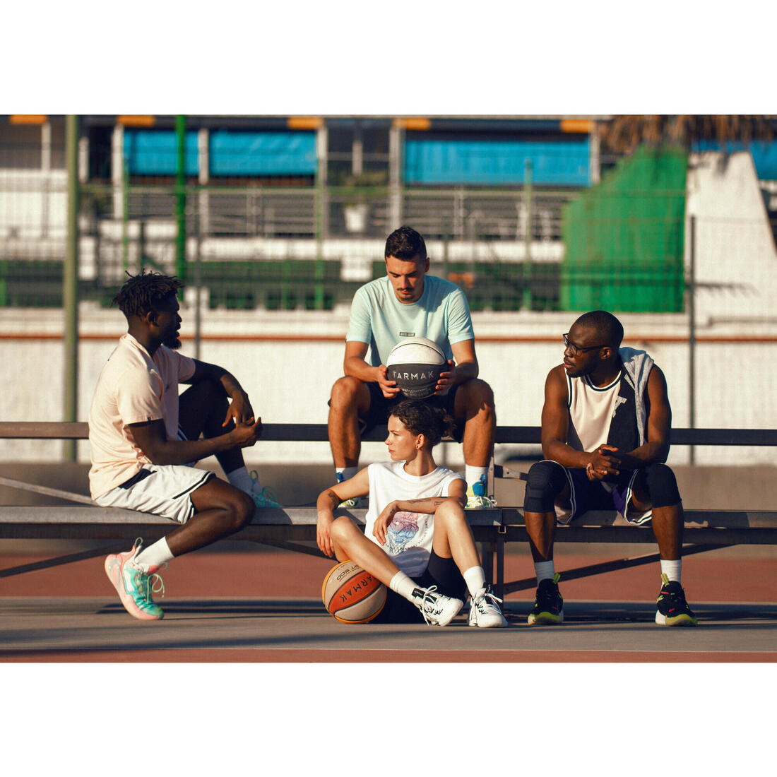 Ballon de basket adulte bt500 grip taille 7