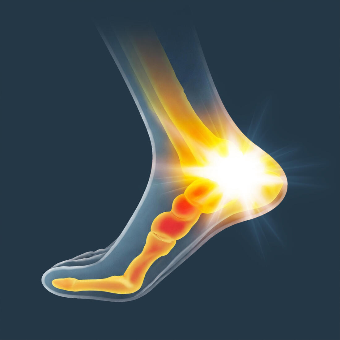 Semelles découpables taille 40 à 46,5, Plantar Fasciitis