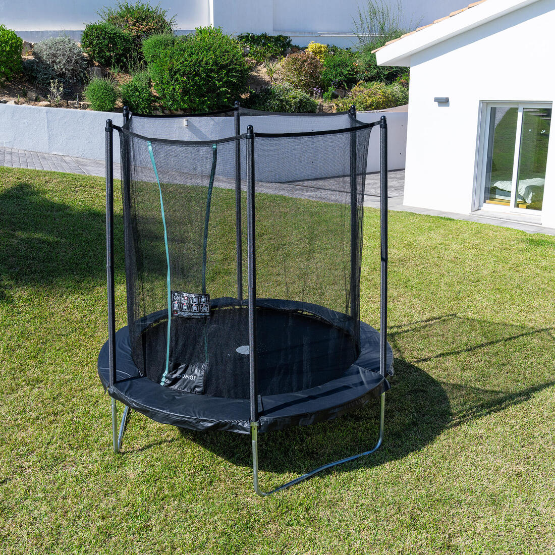 Trampoline rond avec filet de protection, Trampoline 240