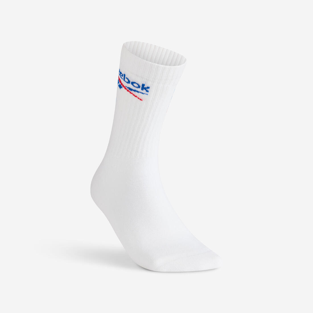 Chaussettes de sport hautes lot de 3 paires adulte, Reebok High blanc