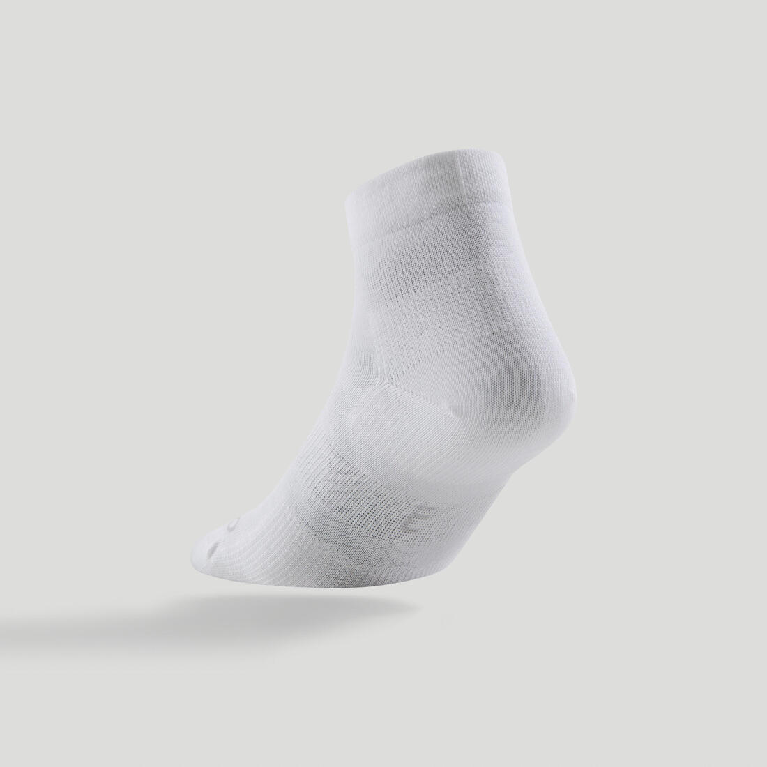 CHAUSSETTES DE SPORT MI-HAUTES RS 160 BLANCHES LOT DE 3.