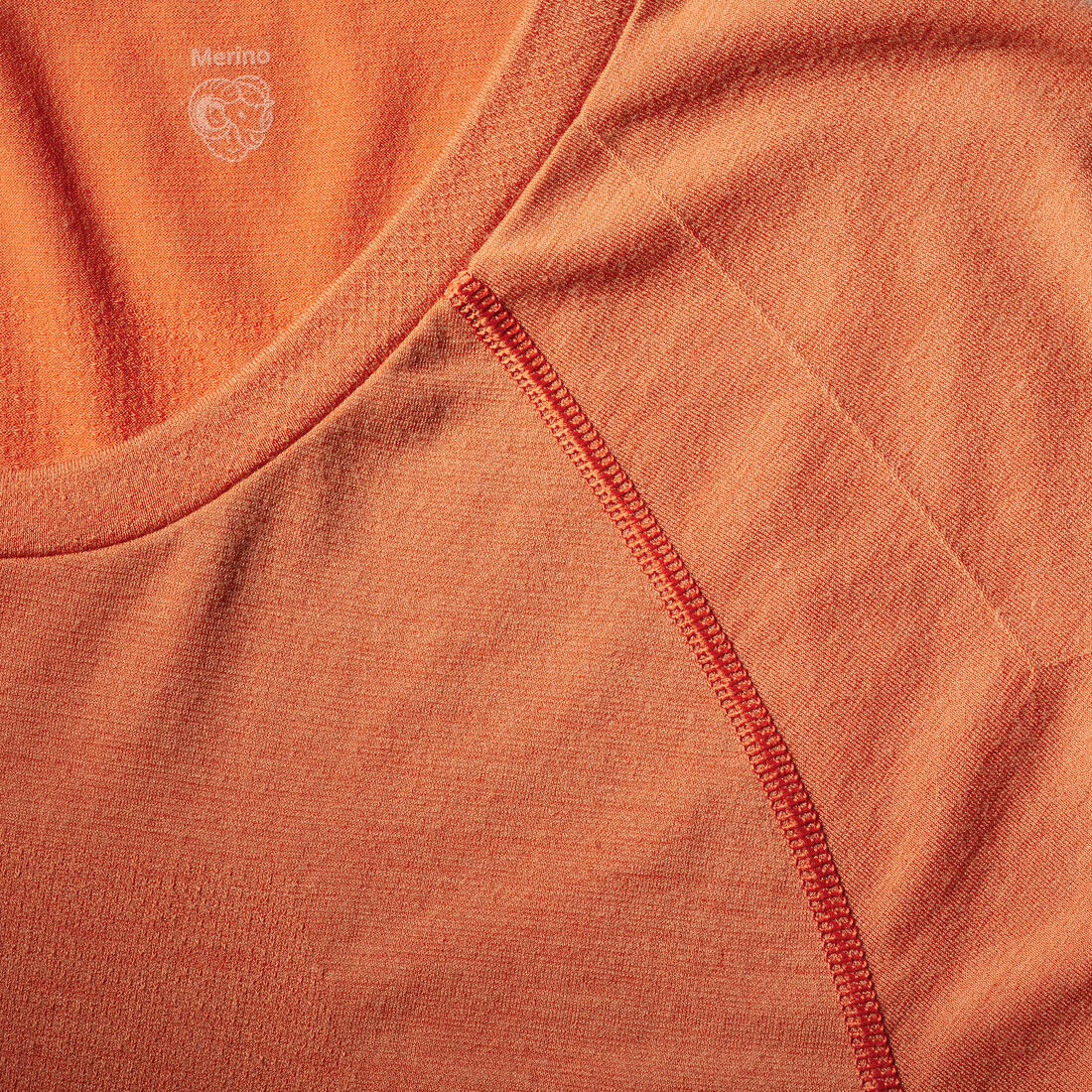 T-shirt de trek seamless manches courtes en laine mérinos - homme - mt900