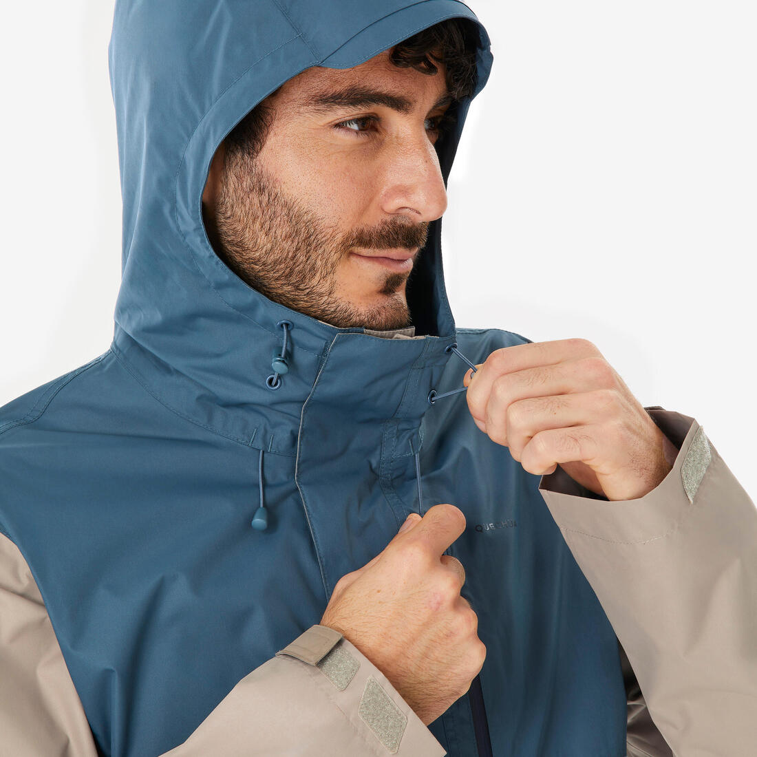 Veste de randonnée imperméable homme, NH500