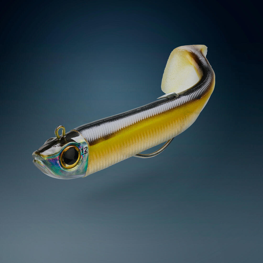 Kit leurres souples shad texan anchois ancho 120 12gr ayu en mer
