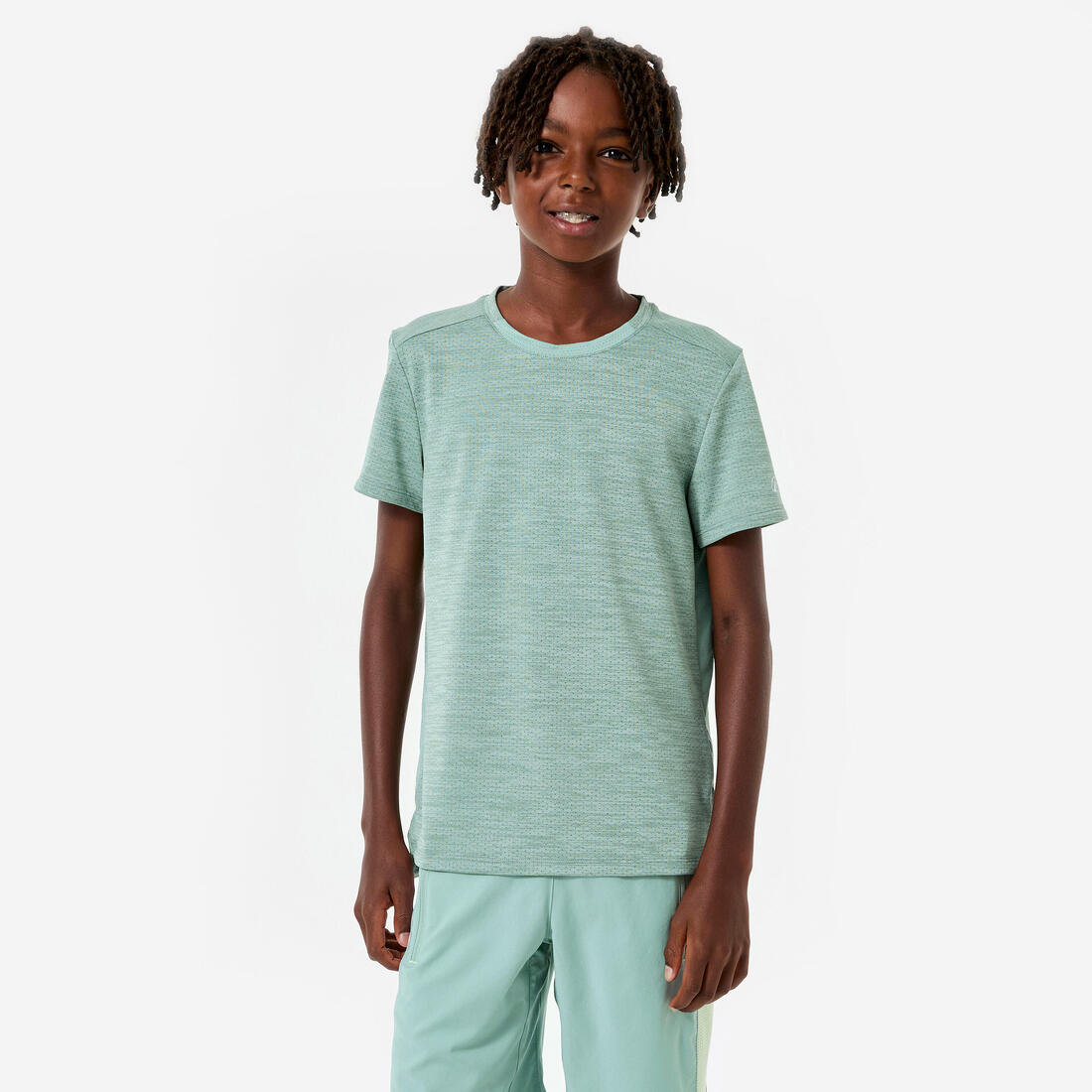 T-shirt enfant synthétique respirant - 500 marine