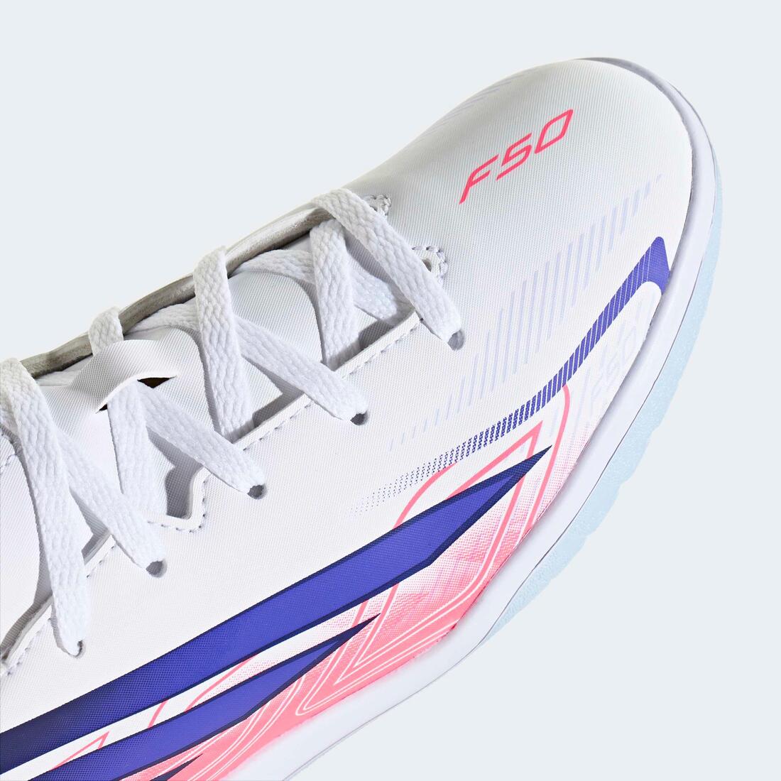 adidas F50 Sala Club Futsal Chaussure Enfant Blanc/Violet
