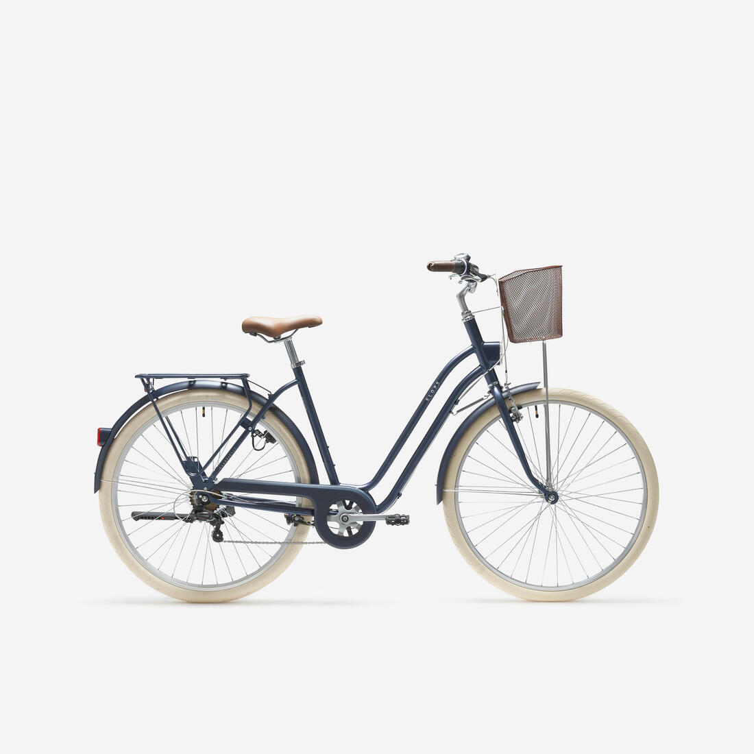 VELO DE VILLE ELOPS 520 CADRE BAS – bleu marine