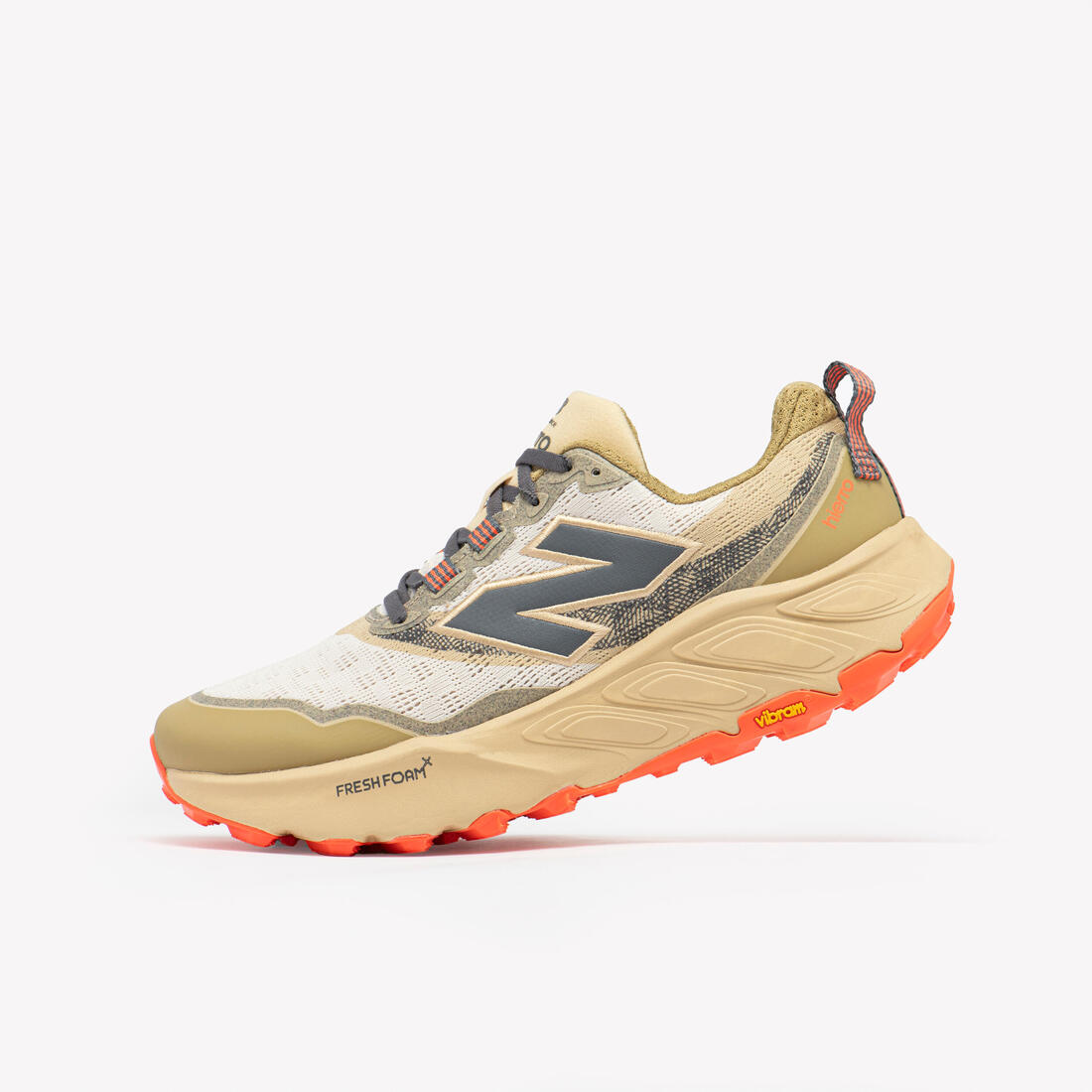 Chaussures de running trail homme, New balance hierro v9, jaune et