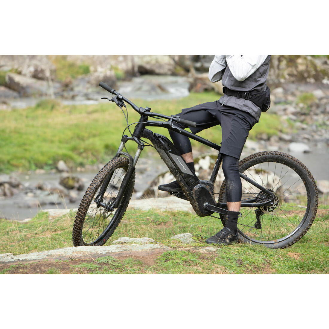 Vélo VTT électrique  semi-rigide 27,5" - E-ST 500 NOIR