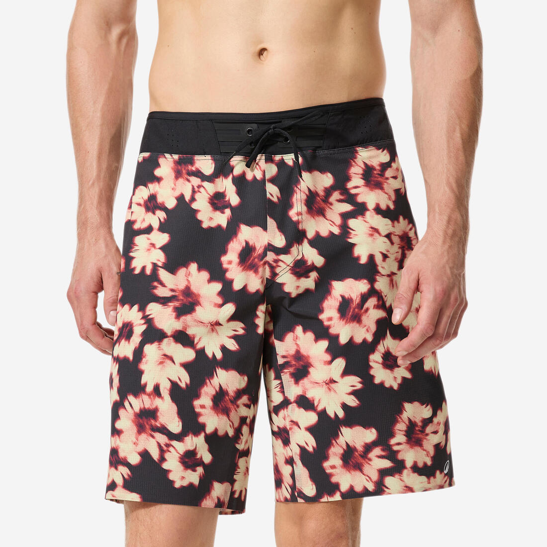 Boardshort surf short de bain long 20" homme, 900 Super dude bi-color