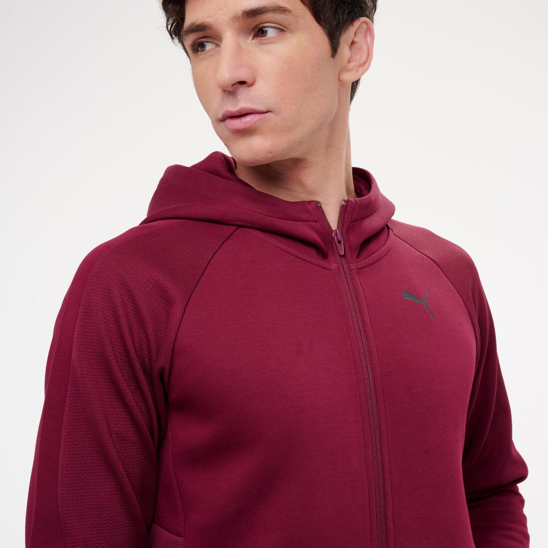Sweat à capuche zippé active homme
