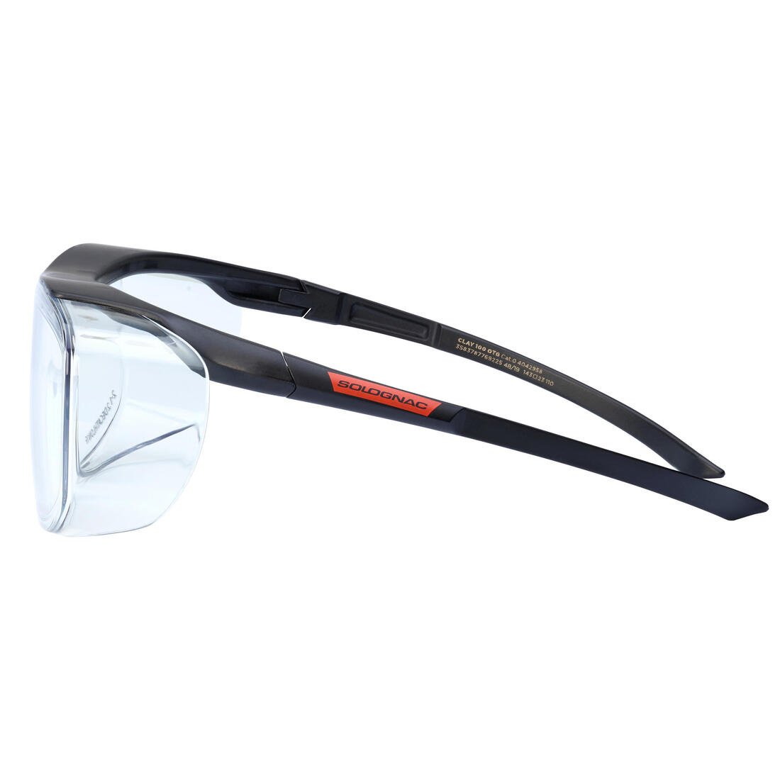 SUR LUNETTE DE PROTECTION CLAY 100 OTG VERRE RESISTANT NEUTRE CATEGORIE 0