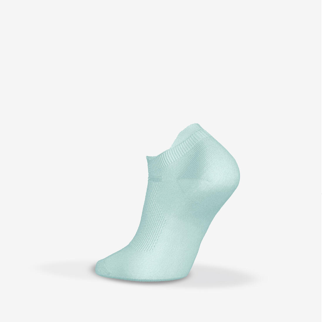 Lot de 2 paires de chaussettes de running RUN500 fines invisibles noires