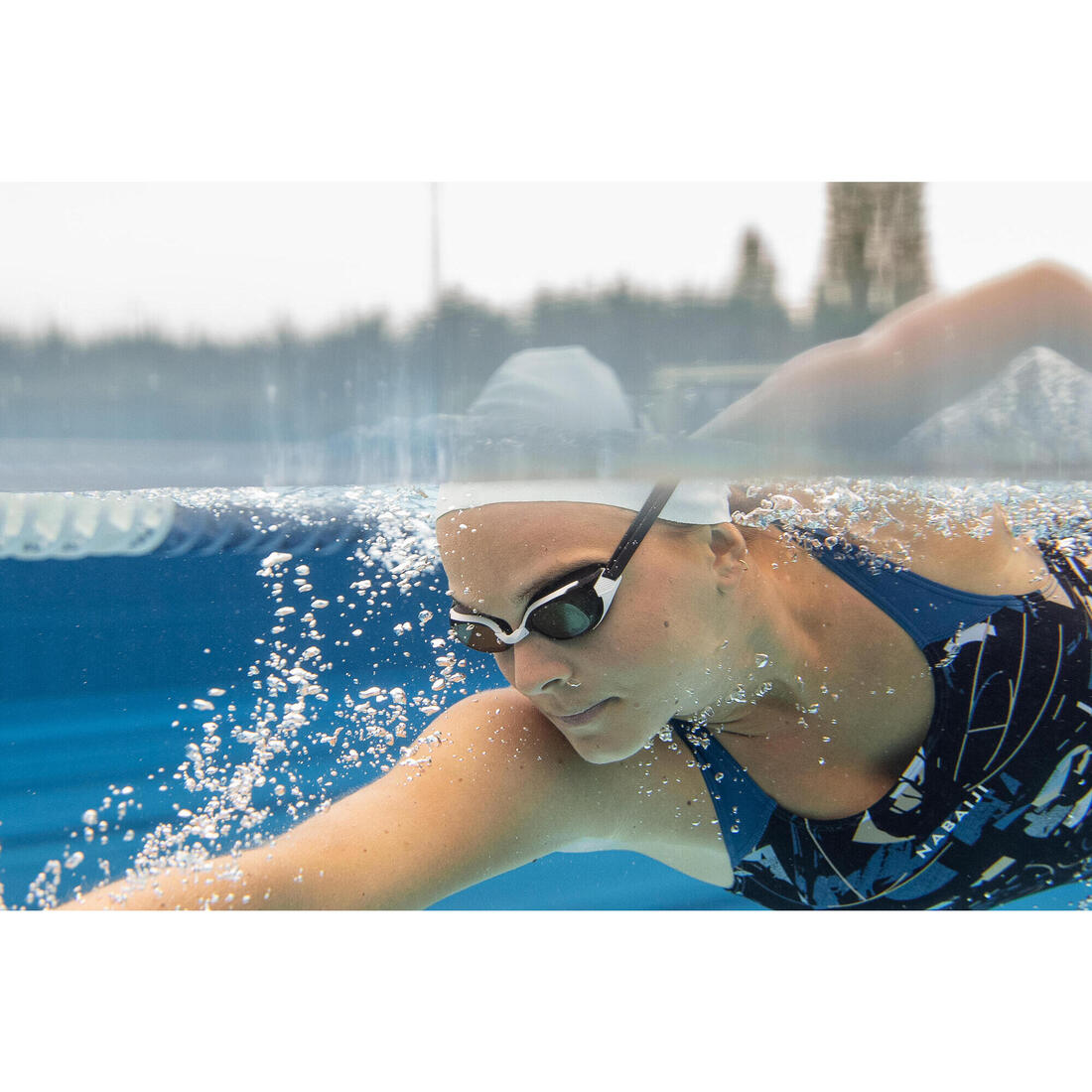 Lunettes de Natation Correctrices BFIT - Verres Fumés - Taille Unique - Noir