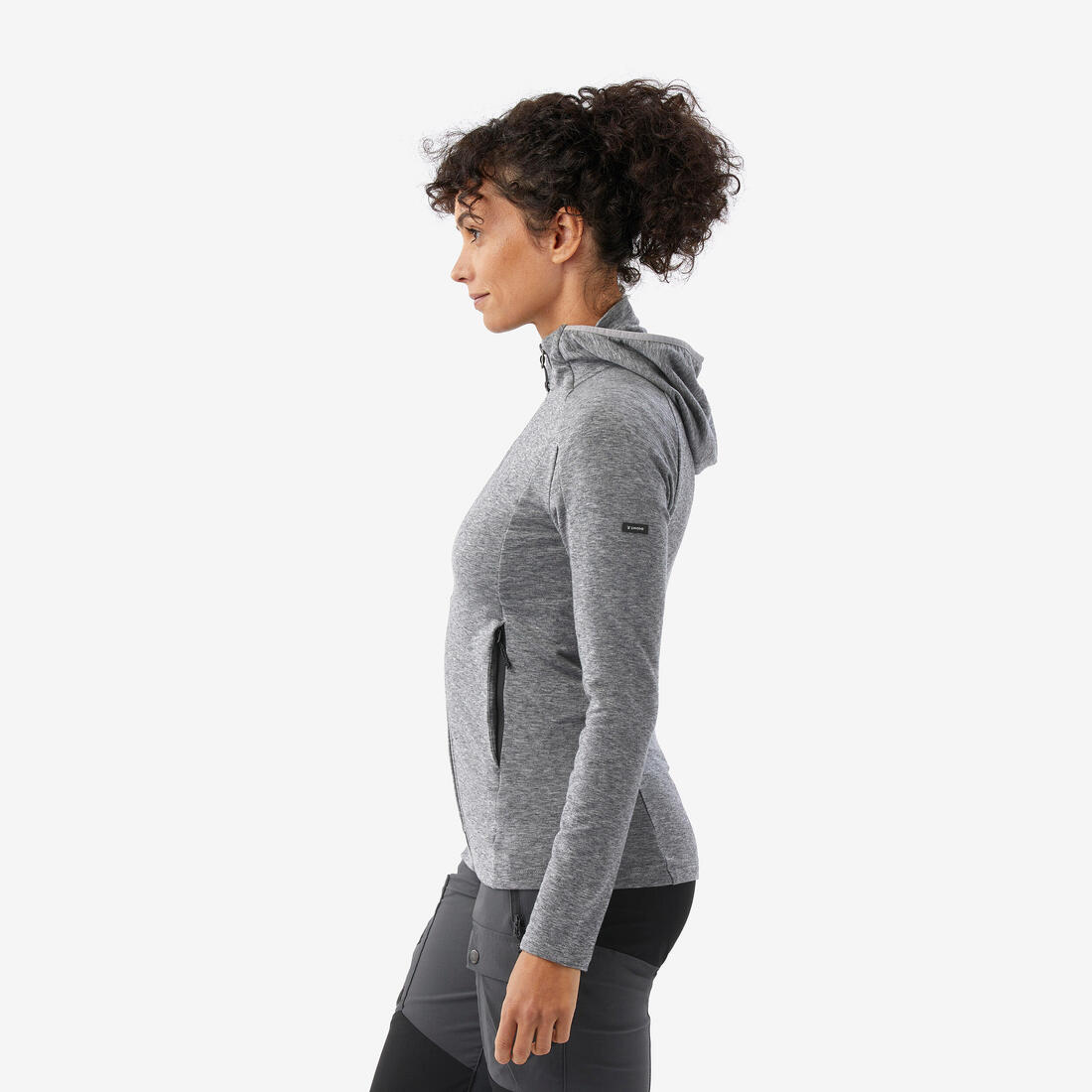 Veste à capuche mérinos et lyocell femme, Merino Fresh