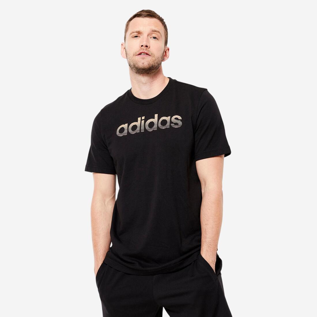 T-SHIRT DE FITNESS SOFT TRAINING ADIDAS HOMME NOIR