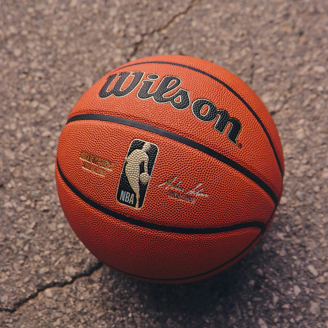 Ballon de basketball Taille 7 - NBA Signature Series S7 orange