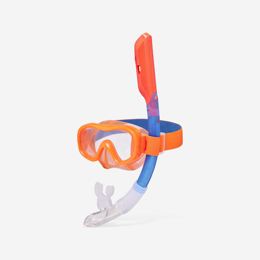 Kit snorkeling masque anti buée COMFORT tuba DRYTOP, 100 enfant
