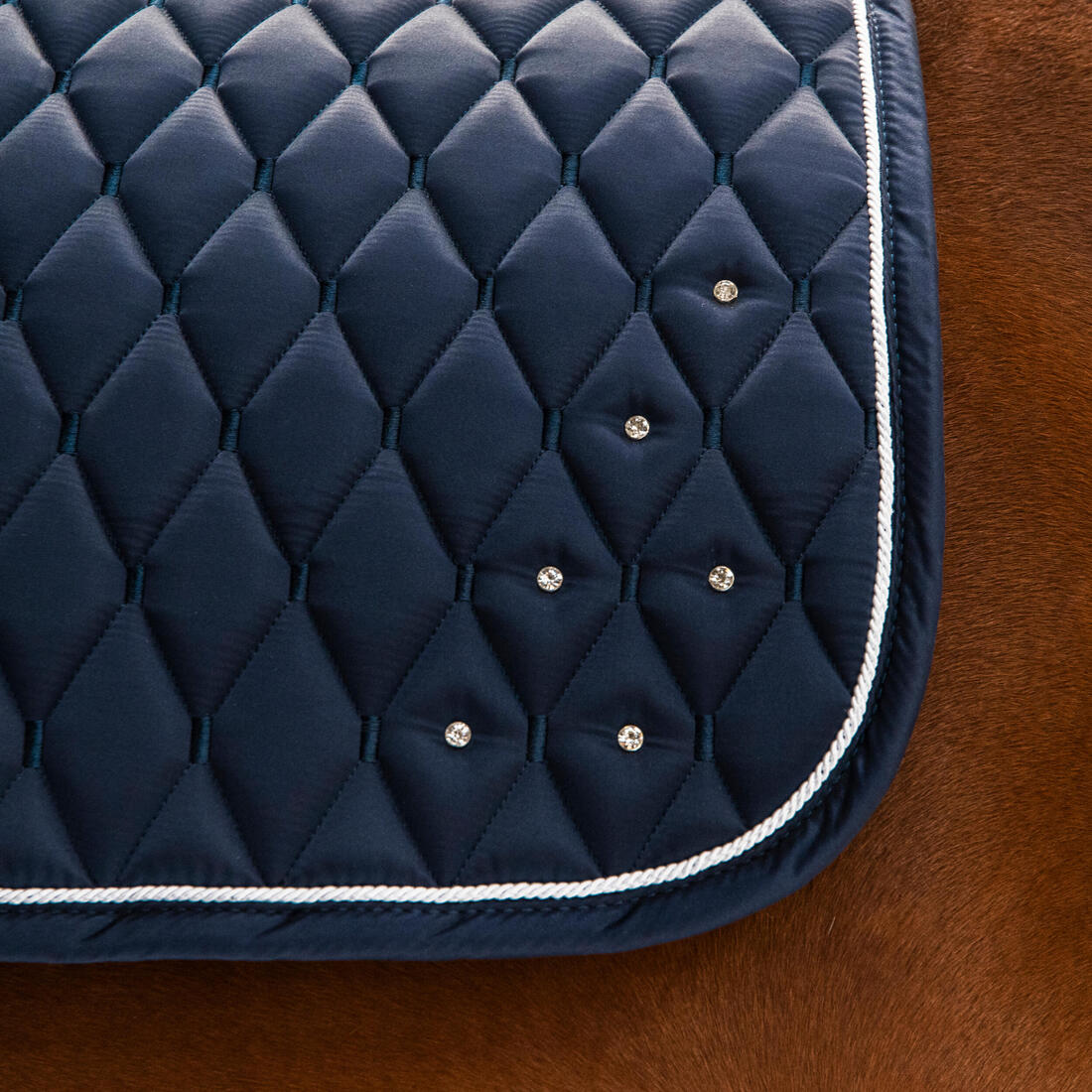 Tapis de selle équitation strass Cheval et Poney - 500