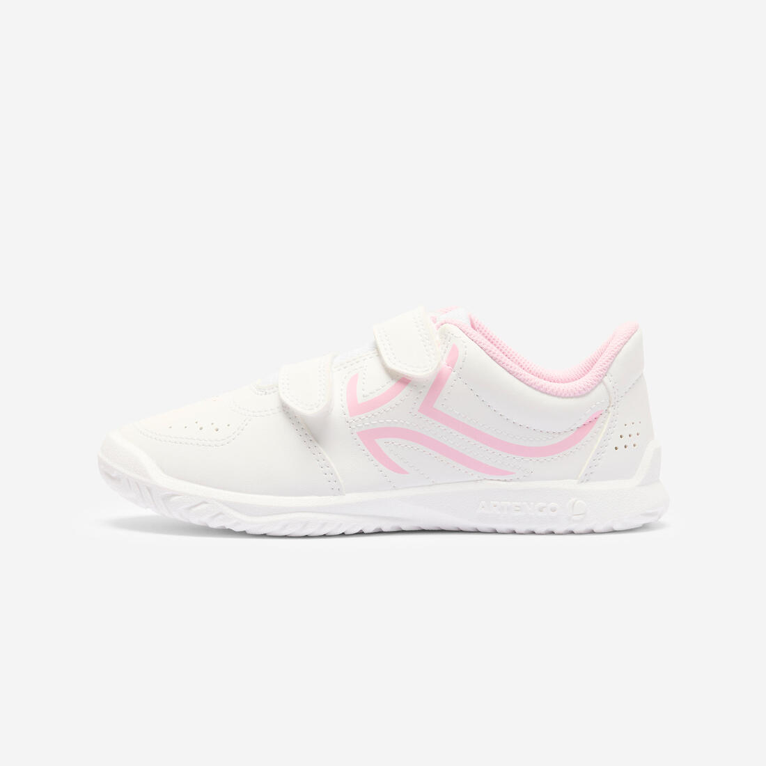Baskets à scratch enfant - TS100 – blanc