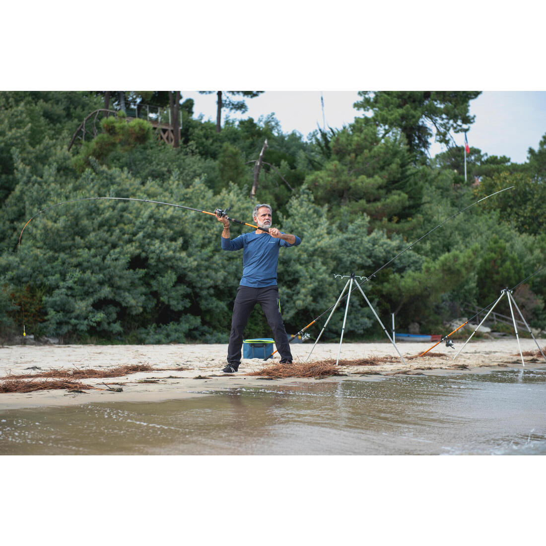 CANNE AU POSE SEACOAST LIGHT 500 350  MULTITIP TELESCOPIQUE PECHE EN MER