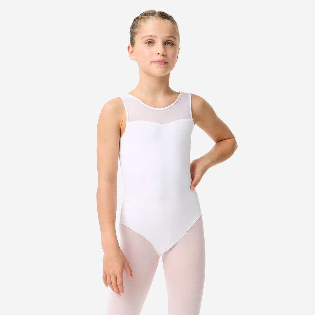 Justaucorps de danse classique en voile fille foncé