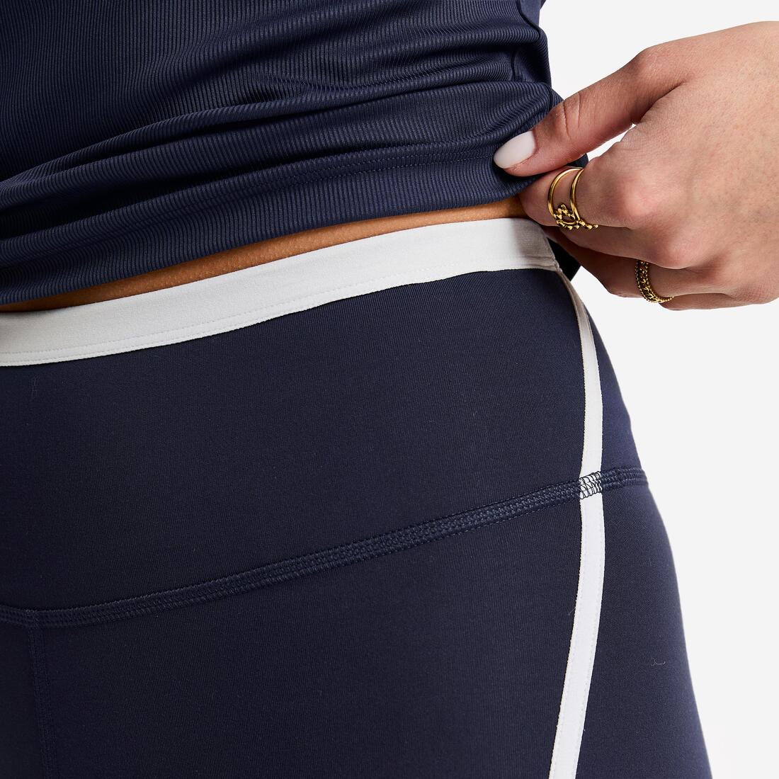 Cycliste avec bandes femme foncé