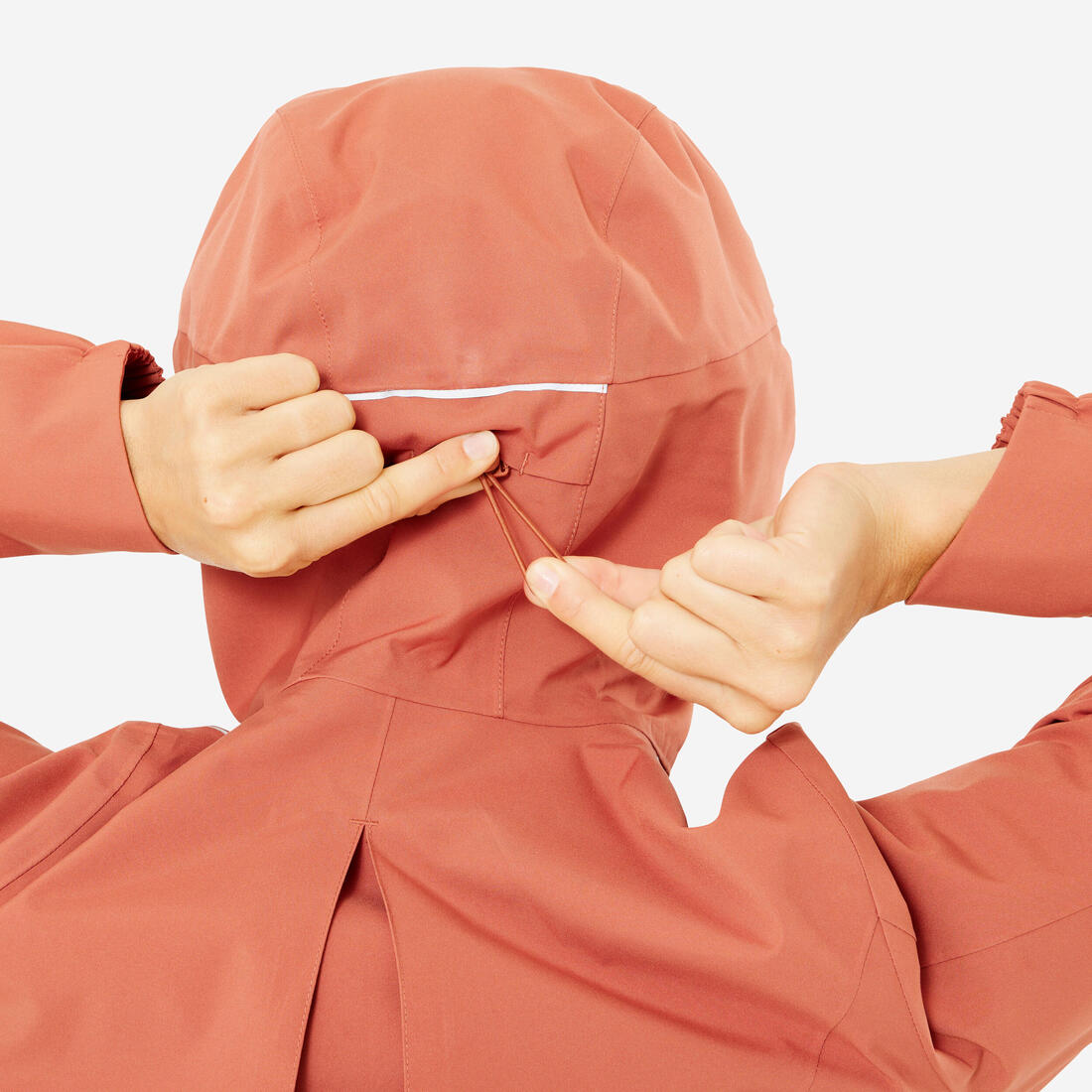 Trench femme imperméable avec capuche - vélo ville