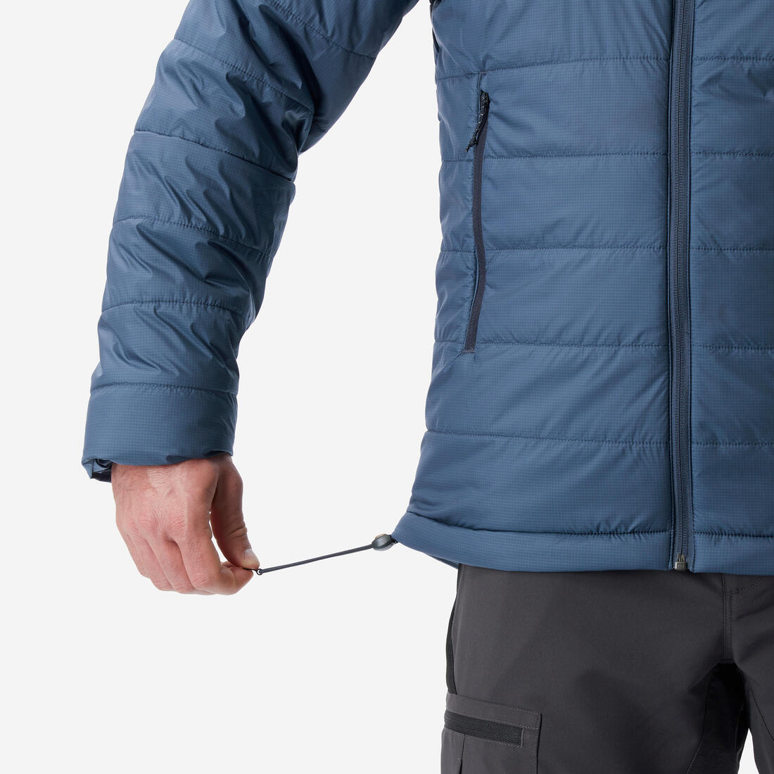 Doudoune de trek synthétique à capuche homme, MT100 - 5°C