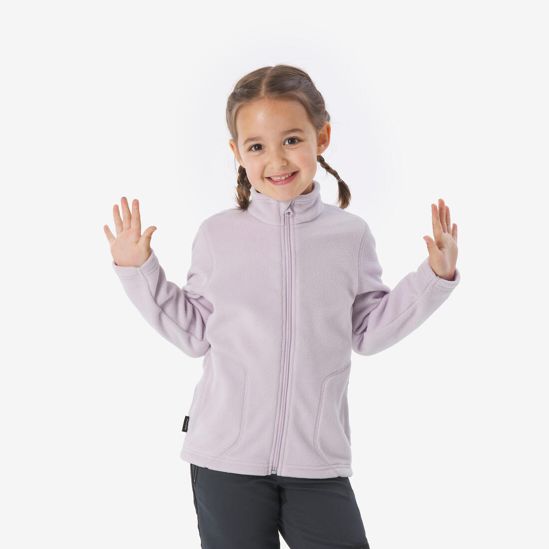 Veste polaire de randonnée enfant 2-6 ans, MH100 zip