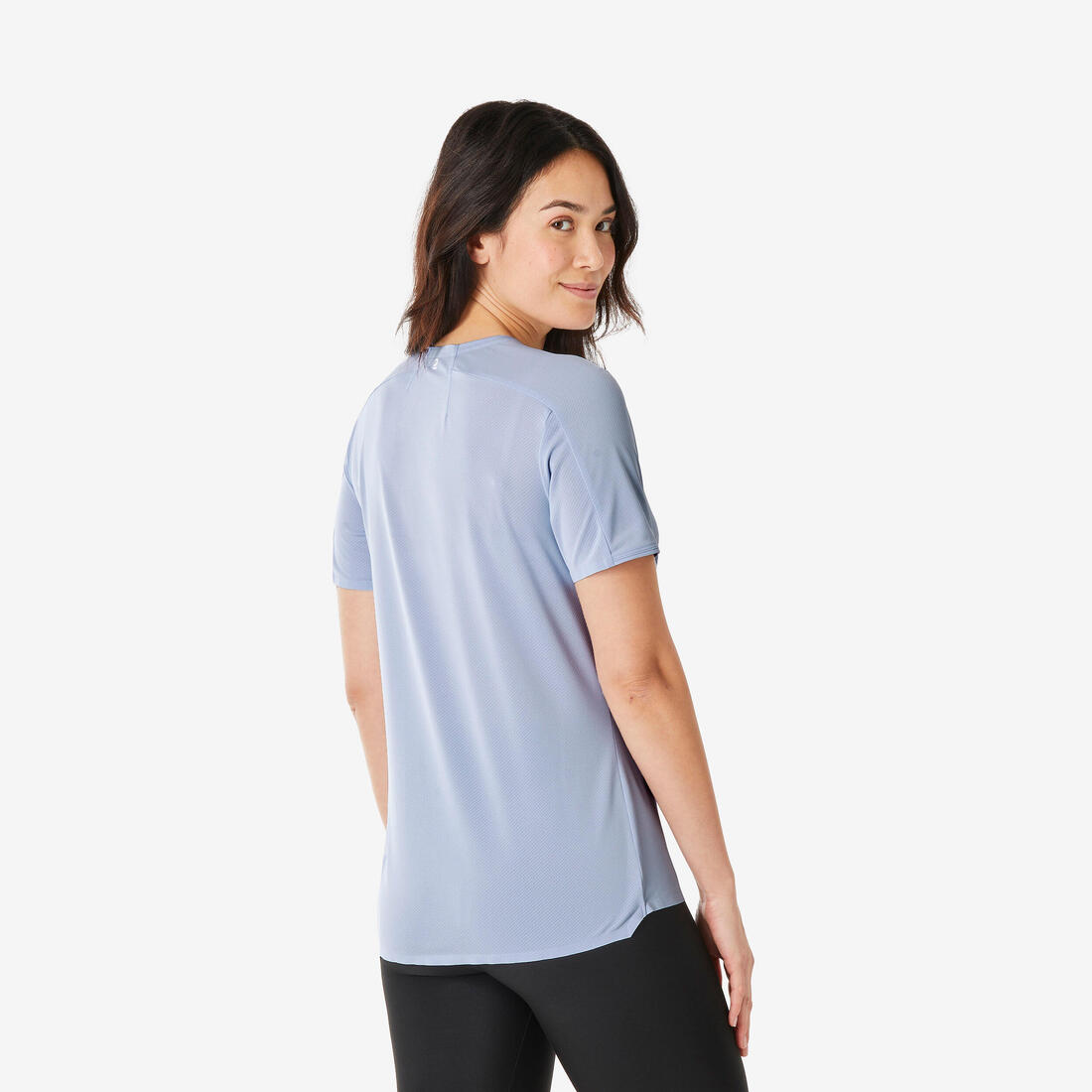 T-shirt de randonnée manches courtes femme, MH500