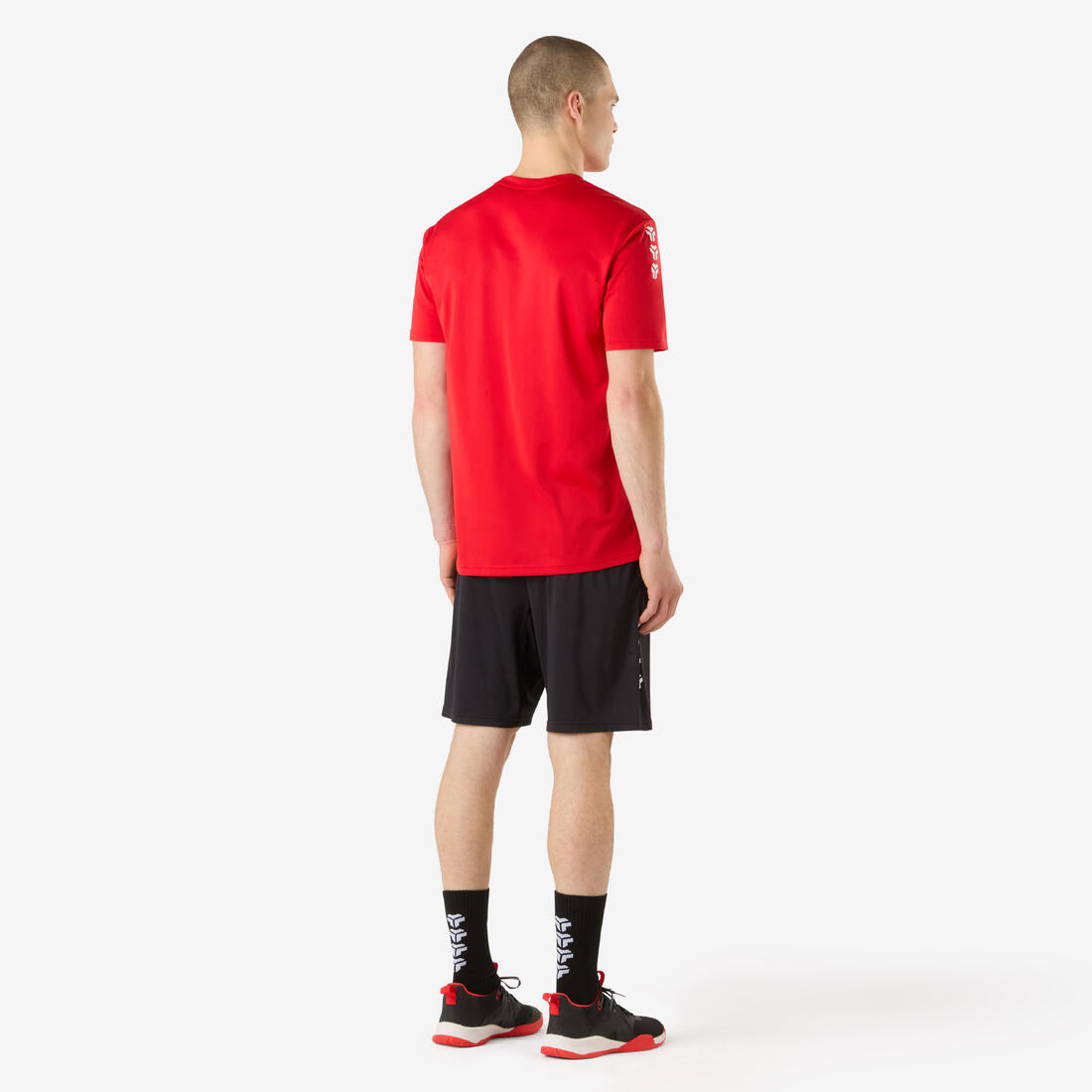 Short de handball Homme - H100 noir
