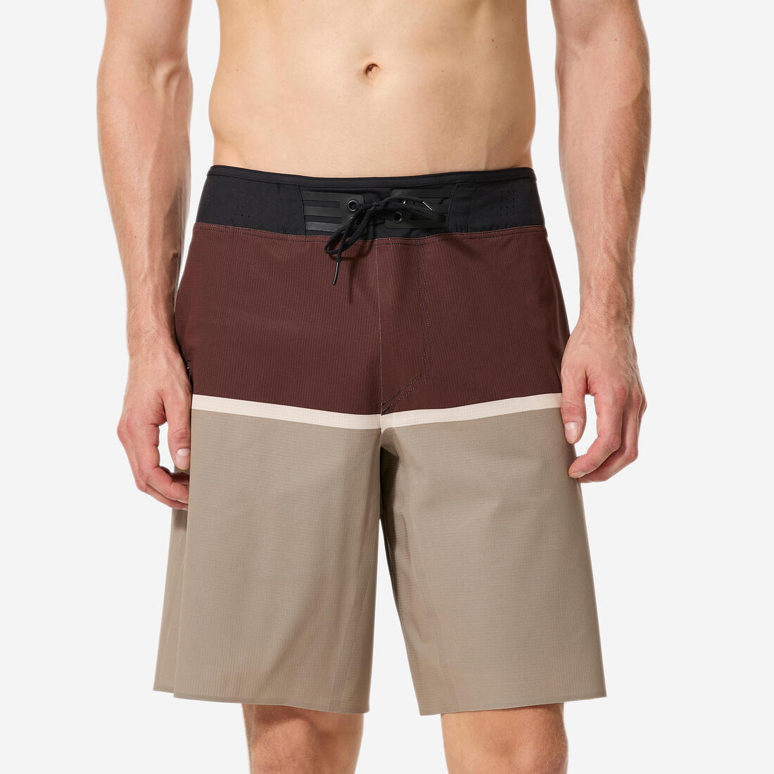 Boardshort surf short de bain long 20" homme, 900 Super dude bi-color
