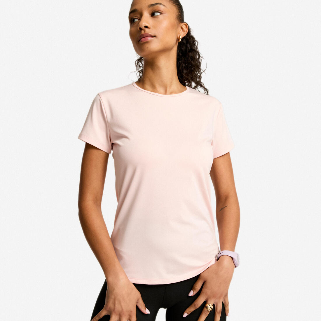 T-shirt manches courtes fitness cardio femme