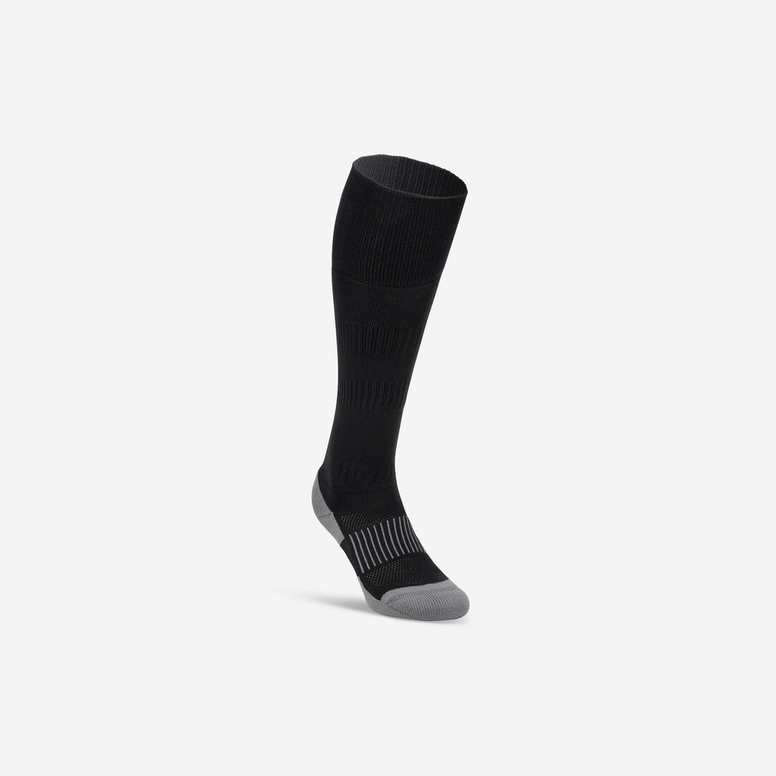Chaussettes hautes de rugby homme R500 noire