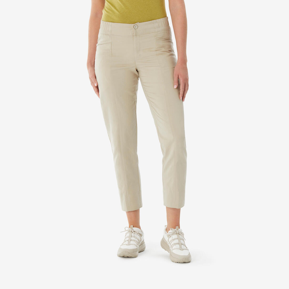 Pantalon en lin de randonnée - NH500 FEMME