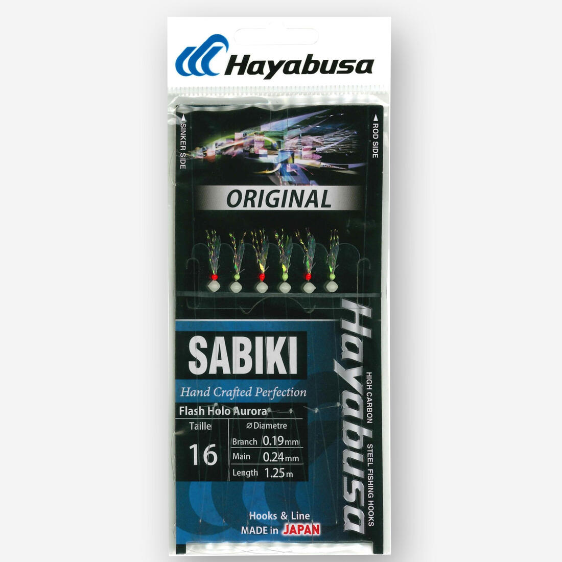 HAYABUSA Sabiki Flash Holo Aurora T10 mitraillette