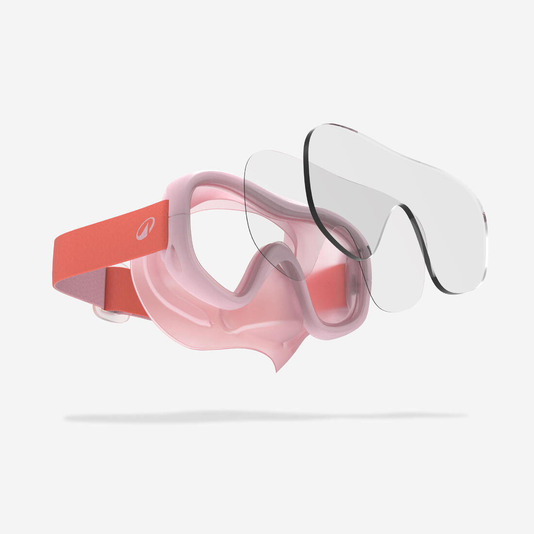 Kit plongée masque ANTI-BUÉE et tuba valve snorkeling, 100 adulte