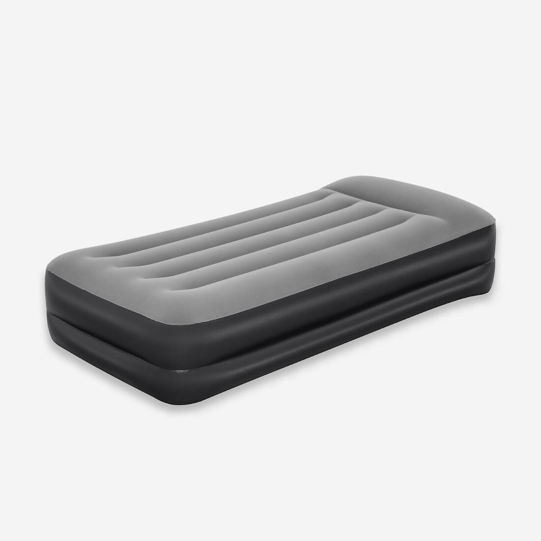 Matelas gonflable haut pour 1 personne, avec pompe électrique intégrée