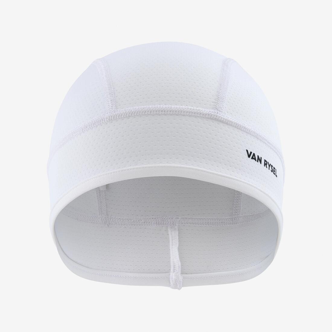 Sous-casque vélo 500 aquafreeze blanc