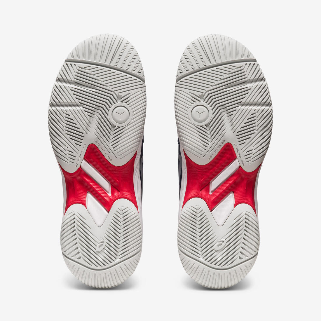 Chaussures de tennis enfant multicourt - GEL GAME marine silver