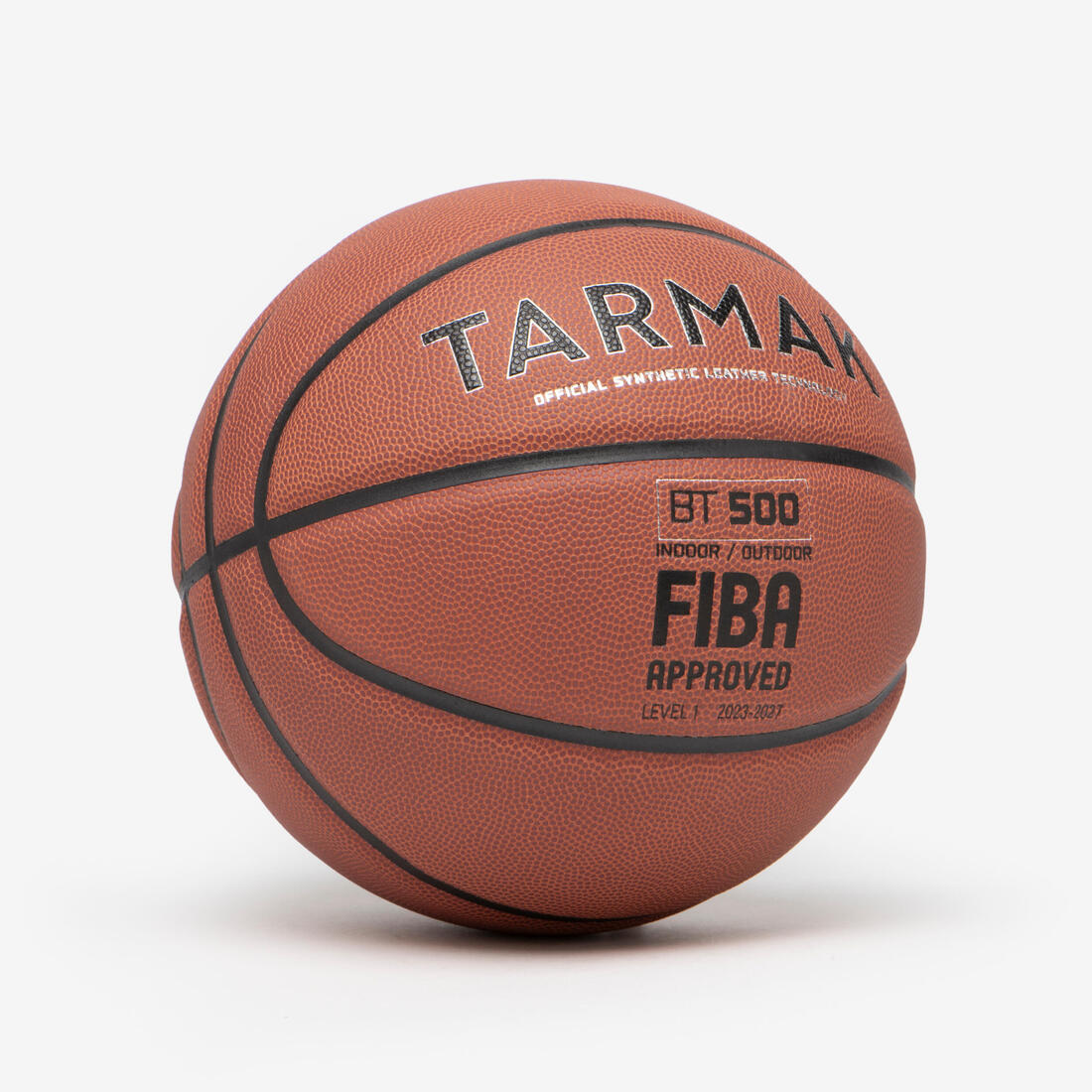 Ballon de basketball taille 7 - bt500 fiba