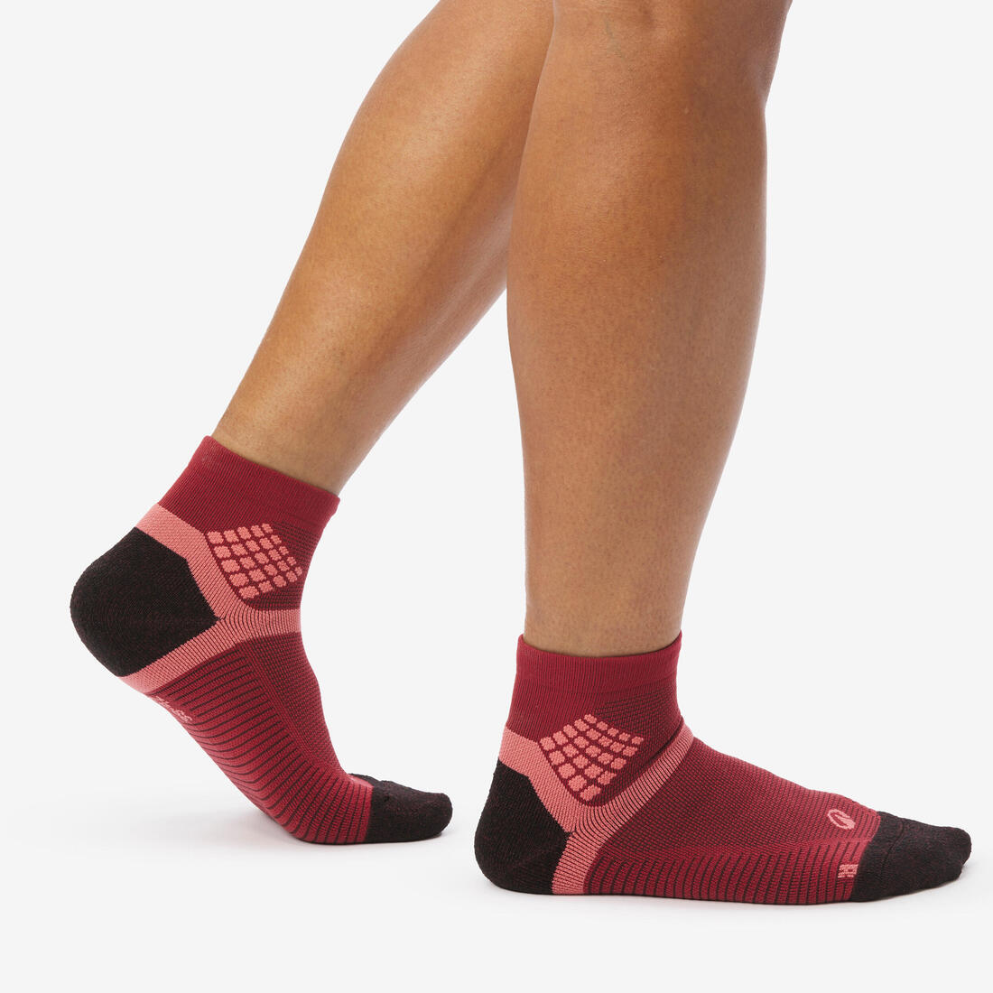 Chaussettes de randonnée mid (2 paires) adulte, Hike 500